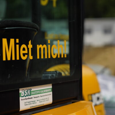 Baumaschinenverleih
